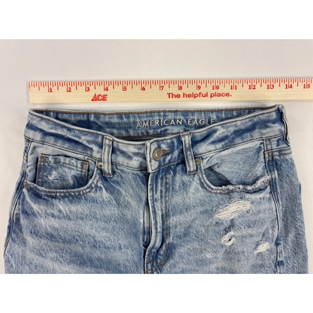 American Eagle Mom Jeans Size 2 Comfort Stretch Waistband - Picture 7 of 9